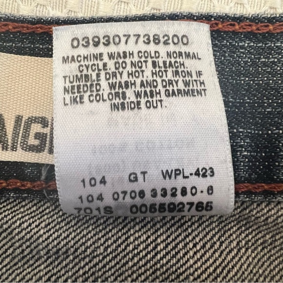 Levi’s Blue Relaxed Straight Fit 559 Jeans B17/16 - Picture 11 of 14